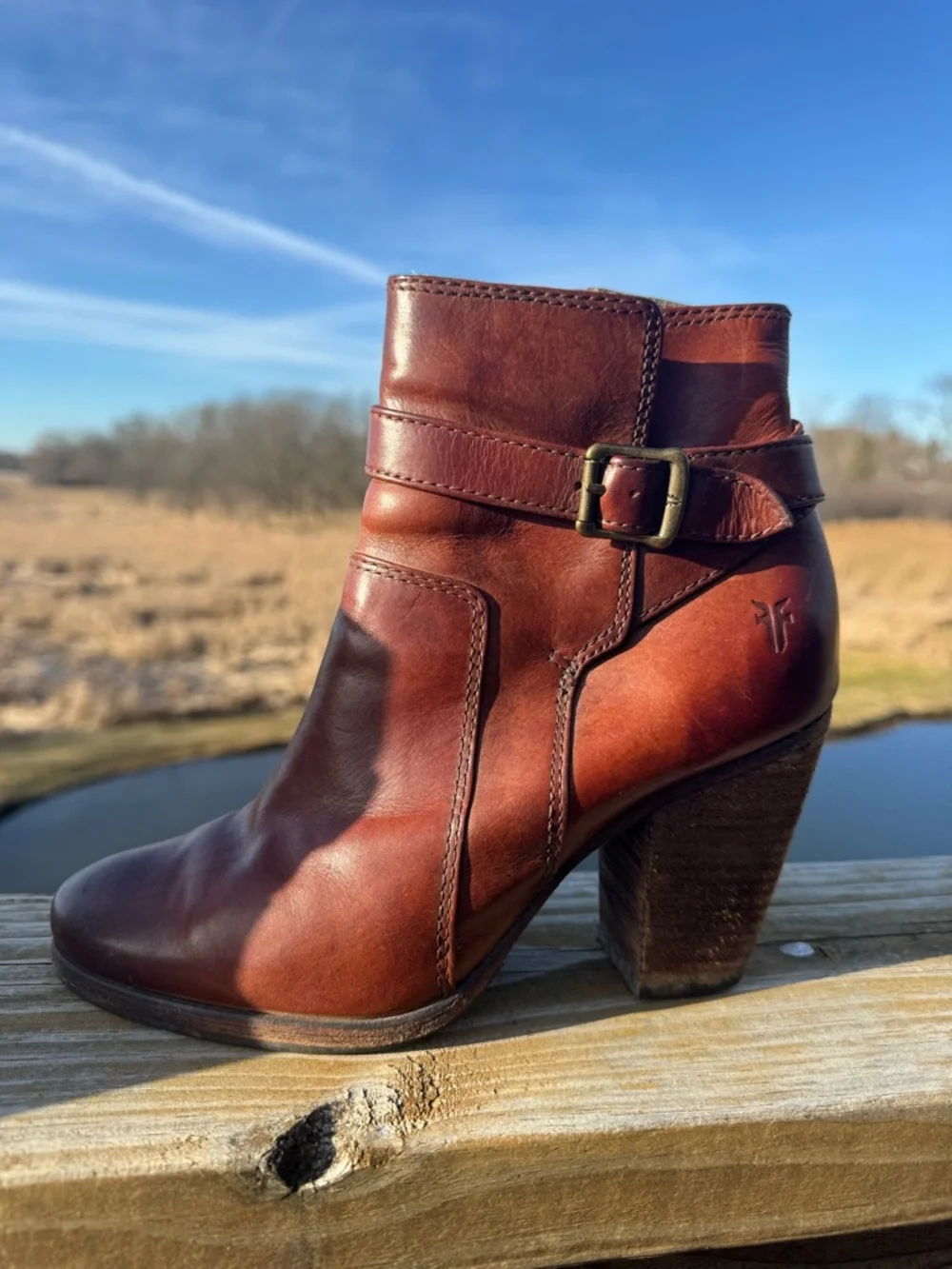 Frye Patty Riding Bootie - Picture 3 of 12